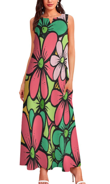 Puccelli Flowers designer dress